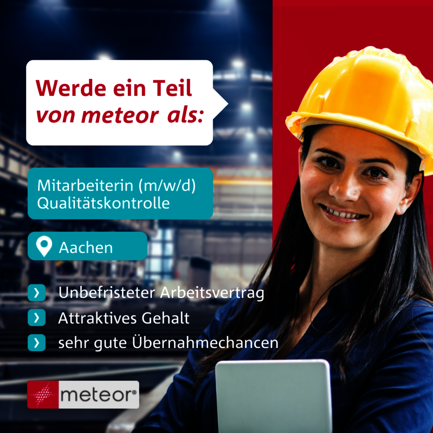 Job Mitarbeiterin für die Qualitätskontrolle (m/w/d) ab 17€ in Aachen