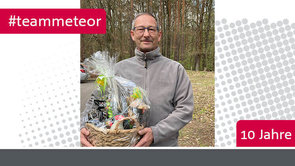 meteor-Jubilar '10-jährige Betriebszugehörigkeit': Norbert Jachalke