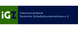 iGZ – Interessenverband Deutscher Zeitarbeitsunternehmen e.V. Siegel: iGZ – Interessenverband Deutscher Zeitarbeitsunternehmen e.V.