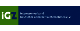iGZ – Interessenverband Deutscher Zeitarbeitsunternehmen e.V. Siegel: iGZ – Interessenverband Deutscher Zeitarbeitsunternehmen e.V.