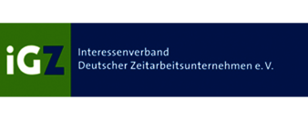 iGZ – Interessenverband Deutscher Zeitarbeitsunternehmen e.V. Siegel: iGZ – Interessenverband Deutscher Zeitarbeitsunternehmen e.V.