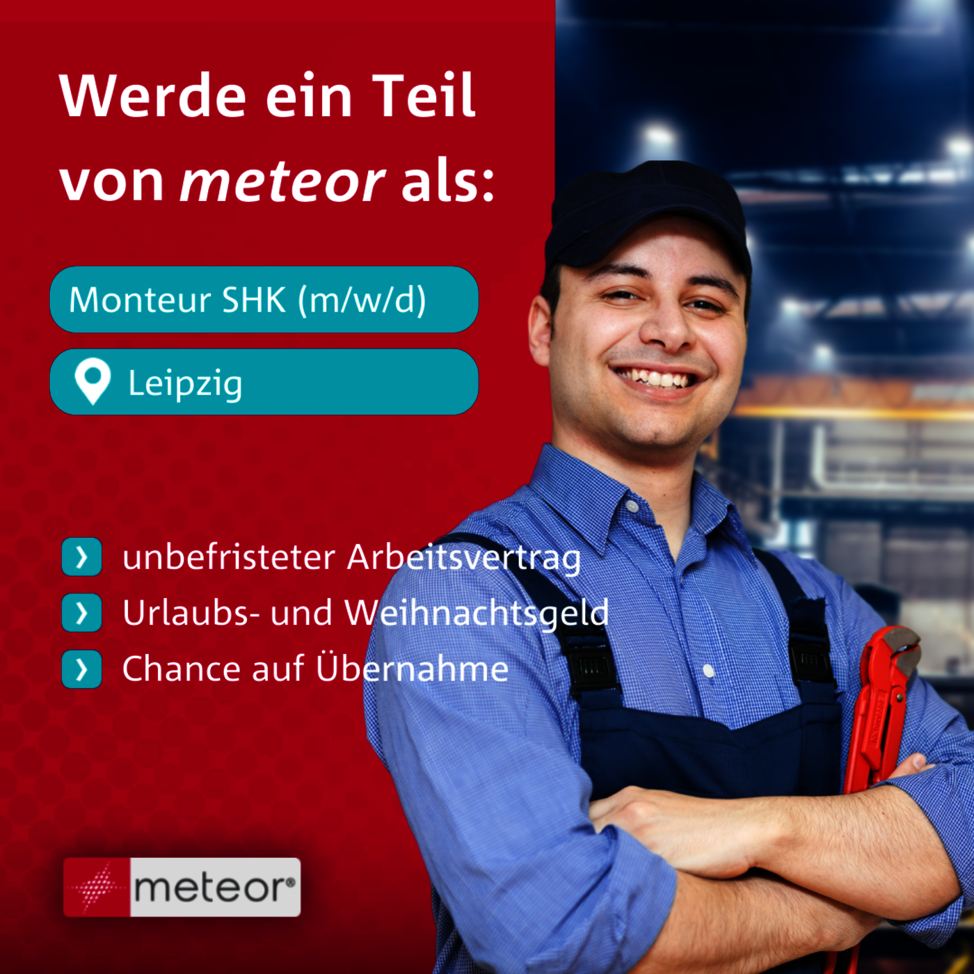 Monteur SHK in Leipzig gesucht