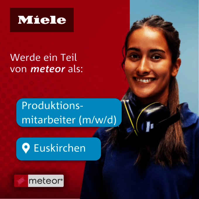 Produktionsmitarbeiter Miele in Euskirchen