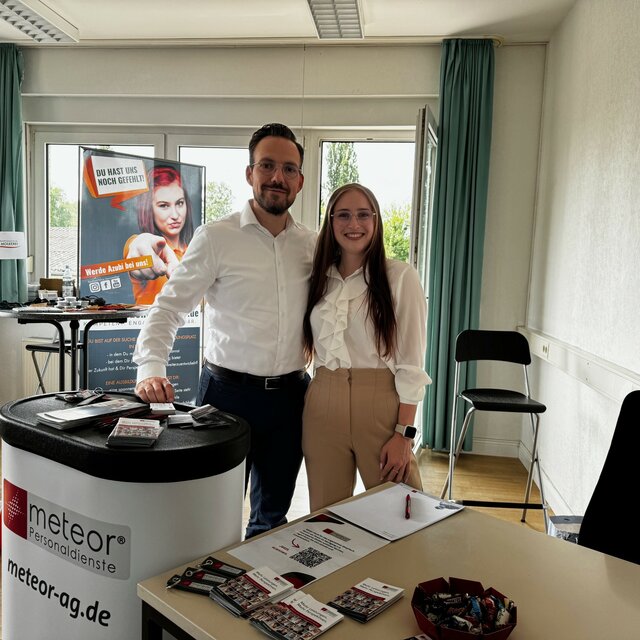 meteor auf der Jobmesse in Springe